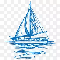 帆船画帆船