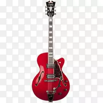 Gretsch电吉他，原声吉他，拱顶吉他-芦苇笛