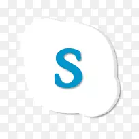 标志品牌产品设计字体室系统Skype用户界面