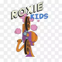 儿童插画剪贴画Roxie剧院标志-即将推出
