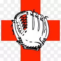 棒球手套夹艺术插图-免费医院手套