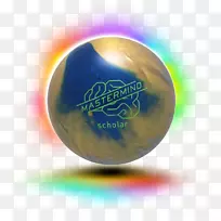 布伦斯威克策划人脑球，黑色/金色/紫色，15磅不伦瑞克智囊团学者保龄球由布鲁斯威克保龄球-球