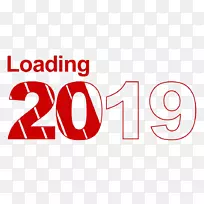 新年祝愿幸福标志形象-新财政年度2019