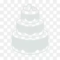 结婚典礼供应产品设计-带水晶的地理婚礼蛋糕