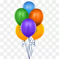 气球蓝色生日贺卡玩具-摩洛哥生日