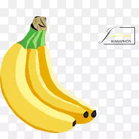 香蕉卡通片插画-香蕉