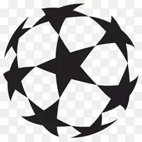 欧足联冠军联赛标志欧足联欧罗巴联赛巴黎圣日耳曼F.C。-足球