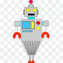 剪贴画机器人图形设计png网络图-思考第一机器人