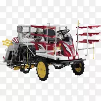 汽车机械卡车-稻谷拖拉机