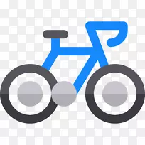 自行车双人自行车计算机图标可伸缩图形.自行车者顶部