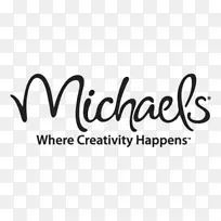 徽标Michaels艺术互联网优惠券字体-迈克尔