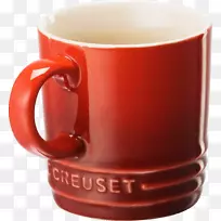 Le Creuset浓咖啡杯咖啡卡布奇诺咖啡杯