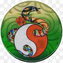 阴阳太极图画png图片设计-普韦兰奶蛇