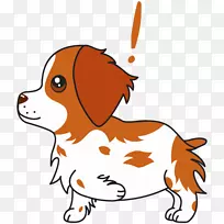 犬种布列塔尼犬夹艺术-猎犬德布列塔尼