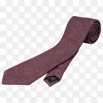 领带西服，方格法兰绒领带-木炭混纺衬里