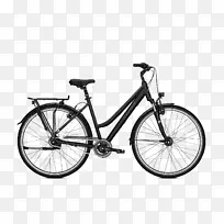 城市自行车框架羚羊t27女士2018年-自行车
