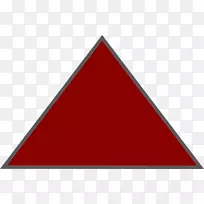 剪贴画三角形，栗色png图片图像.三角形