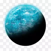 冰行星地球外行星png图片.地球