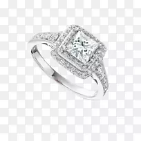 结婚戒指、银首饰、白金-爱尔兰结婚戒指