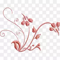 花卉设计光栅图形花夹艺术形象-花