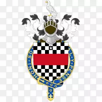 英国勋章纹章骑士的皇家军徽