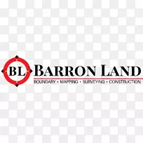 Barron land，LLC测量师标志Polokwane，Limpopo横幅