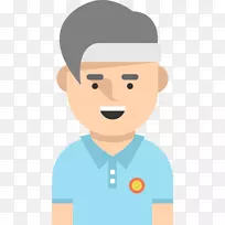 可伸缩图形运动网球运动员.网球