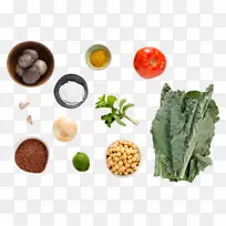 绿色植物素食料理炖菜配料食物
