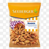 Seeberger GmbH Seeberger mandeln Honig&Salz蜜饯杏仁Seeberger-燃烧榛子仁-150 g-杏仁