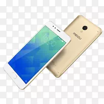 Meizu M5便携智能手机Meizu M5S双32 GB 4G lte Gold(M612h)解锁-智能手机