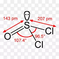 硫酰氯路易斯结构分子三角锥分子几何构型