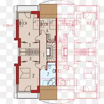 住宅工程卧室壁橱平面图-房屋