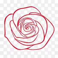 绘画剪贴画摄影玫瑰插图-玫瑰