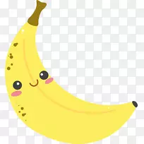 香蕉雪碧挑战芭蕉剪贴画插画
