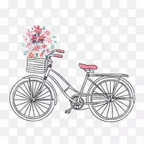自行车插图剪贴画自行车-自行车