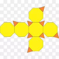 净规则多边形柏拉图立体立方体几何形状-数学