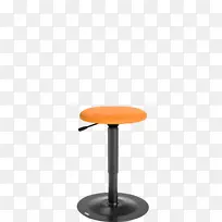 凳子椅金属设计橙色椅子