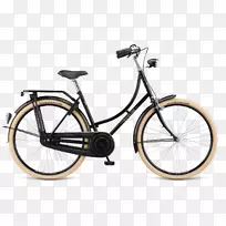 精神携带n3女自行车车架，跑车，波帕尔每日荷兰基础男子自行车
