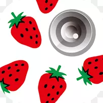 草莓萨库马糖果公司7-11摄影-草莓