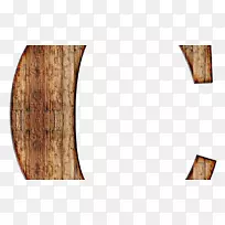 英文字母png图片剪辑艺术.木材字母