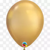 气球派对金属色生日-金属天花板彩带