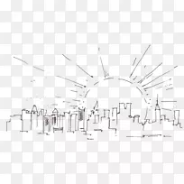 曼哈顿图形插图免费绘图阶段分娩