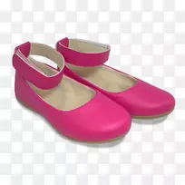 粉红芭蕾鞋Sapatilha Infantil手提包-钱包