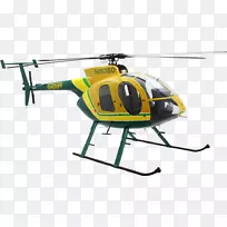 直升机旋翼无线电控制直升机休斯th-55 Osage ka-32-直升机