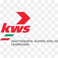 Wupsi Bergisch Gladbach徽标Verkehrsverbund染红