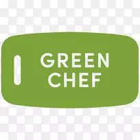 标志绿色厨师公司品牌产品字体-厨师标志