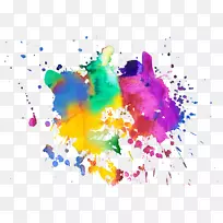 水彩画插图，无穷小微积分，代换数学-美味外传