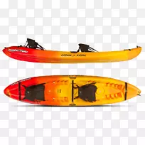 海洋皮划艇，马利布，两只xl坐在上面的皮划艇