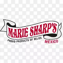 玛丽·夏普没有懦夫允许辣酱商标插图