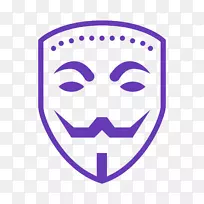 计算机图标png图片家伙fawkes掩膜匿名剪贴画匿名